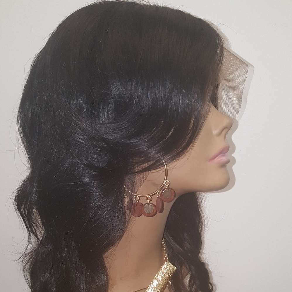 100% Virgin Human Hair 10/12/14 Lace Frontal Wig